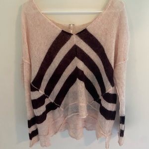 Free people striped sweater size small